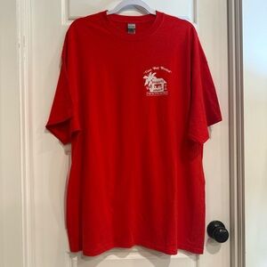 Mr. X’s Shiggidy Shack “Time Well Wasted” St. Kitts Graphic Tee Red 2XL New